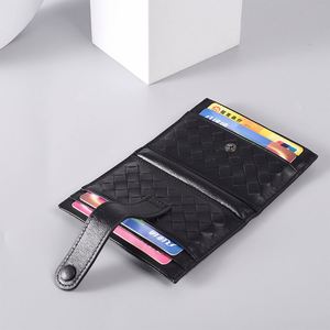 Portefeuille minimaliste occidental en cuir de vachette, porte-cartes de crédit, mini portefeuilles fins - Product Image 4
