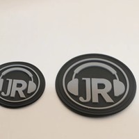 Patch de vêtement personnalisé haut de gamme en PVC souple et silicone, avec logo 3D, motif cœur et fleur, à coudre, orné de strass