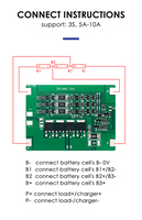 Servicio de Ensamblaje de Placas BMS TDT, BMS 3S 4S 12V 5A-10A para Paquetes de Baterías de Litio Li-ion Lifepo4, Otros PCB y PCBA FR-4 HASL Sin Plomo
