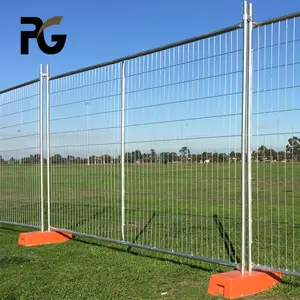 Eco Friendly Adjustable Australia Outdoor Building Removable Temp Fence Panels