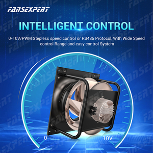 133mm EC trung tâm dữ liệu quạt ly tâm 133mm EC 230V 72W 5220rpm quạt ly tâm kỹ thuật Datasheet tiếng ồn thấp công suất cao - Product Image 6