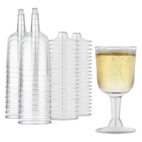 Drinkware ממוחזר חד פעמי פלסטיק שתיית משקפיים אדום יין מים שמפניה זכוכית גביע