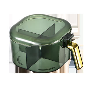 Tarro de Plástico para Sal y Pimienta, Caja de Almacenamiento de Especias, Contenedor con Cucharas, Estante para Especias de Cocina, Conservación de Frescura, Multifunción - Product Image 5