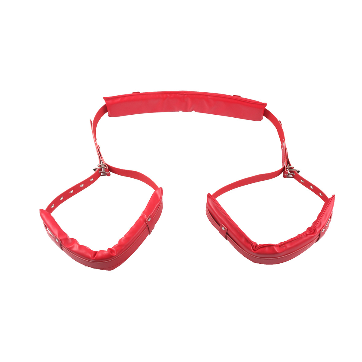 Red PU Leather-Red