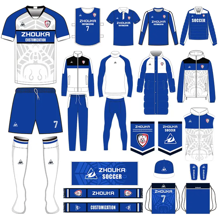 Conjunto de fútbol de la serie personalizada para hombre, Conjunto de Jersey de equipo, chándal de entrenamiento, ropa de fútbol, Jersey de fútbol
