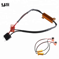 Arnés de Cables Decodificador LED H7 para Automóviles, Cancelador de Errores, Resistencia de Carga, Adaptador, Eliminador de Luces Antiniebla para Modificación de Faros Delanteros
