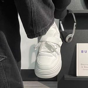 Sneakers blanches minimalistes à plateforme en forme de cœur, légères et respirantes pour femmes, chaussures décontractées pour étudiantes - Product Image 5