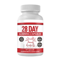 JBY Capsules Minceur Naturelles aux Herbes 28 Jours Vitamines pour Adultes Détox Brûle-Graisse Rapide
