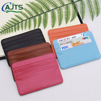 Porte-cartes en cuir PU à sublimation, étui à cartes pour femmes et hommes, porte-cartes d'identité