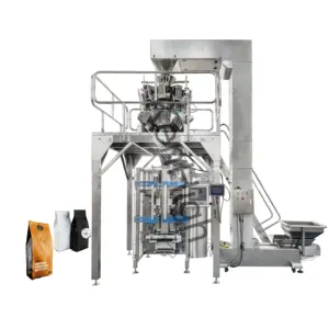 KenHigh Fabricant d'origine VFFS Grains de café Bonbons Crevettes surgelées Quattro Sac Quad Seal Machine d'emballage