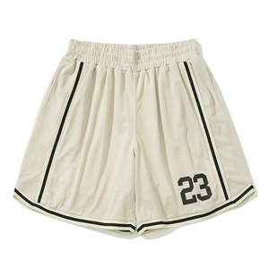 Healy – short de basket-ball unisexe en maille noire, avec numéro 23, taille élastique, vêtements de sport respirants pour adultes, toutes saisons - Product Image 3