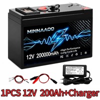 12v 50ah 100 आह 200ah जीवन 4 गहरे चक्र की लिथियम बैटरी रिचार्जेबल सौर बैटरी पैक