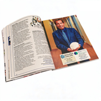 Impression offset de livrets et magazines à reliure parfaite sur papier couché, 30 ans d'expérience usine, échantillon gratuit, service DDP porte-à-porte