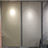 Revêtement mural en pierre artificielle imperméable, panneau souple en travertin flexible pour façade de bâtiment extérieur et mur d'accentuation intérieur