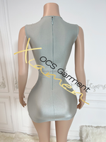 Robes d'été de luxe Ocstrade 2026, mini-robes violet clair ornées de strass en cristal, grandes tailles, en maille, pour fêtes, anniversaires et clubs