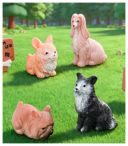 Figura de Resina de Perro, <span class=keywords><strong>Afgano</strong></span>, Corgi, Border Collie, Fadou, Animal en Miniatura para Jardín de Hadas, Adorno, Regalo, Escultura, Acuario - Product Image 2