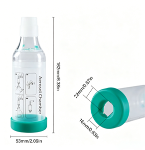 Masque Nébuliseur en Silicone pour Animaux de Compagnie en Promotion, avec Chambre d'Aérosol Assortie, Dispositif de Thérapie par Inhalation pour Animaux à Usage Vétérinaire - Product Image 4