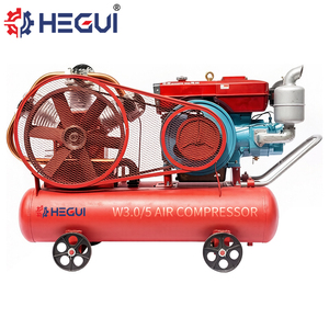 Compressore d'aria a pistone portatile industriale HEGUI W-3.5/5 W-3/5, alimentato a diesel, raffreddato ad aria, a bassa rumorosità, per uso minerario - Product Image 1