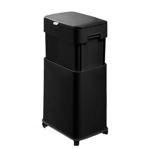 Kitchen Waste <b>Bin</b> Rectangular <b>Large</b> Size With Lid Indoor Use Black Color - Product Image 5