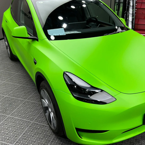 Envoltura de vinilo verde lagarto de <span class=keywords><strong>extinción</strong></span> de alta calidad 1,52*18m para coche, para el cuerpo pegatina, <span class=keywords><strong>película</strong></span> de envoltura automática que cambia de Color PET - Product Image 3