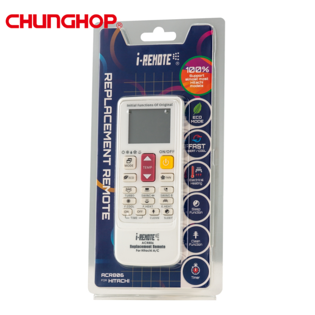 Ac Remote Controller ACR806 Air Conditioner Part Air Conditioner Spare Parts Air Conditioner Remote Control for HITACHI
