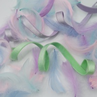 Sangle élastique unie HH4K en nylon personnalisée pour sacs et vêtements – Vert, violet – Pour vêtements, meubles, chaussures et sous-vêtements