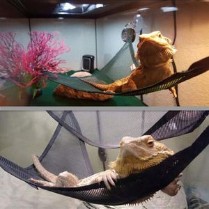 Hamac pour lézards, serpents, petits animaux, filet d'escalade, jouet balançoire bicolore - Product Image 2