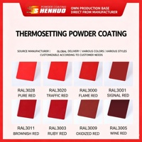 Revêtement en poudre époxy polyester métallique, couleurs RAL Pantone pour meubles, bateaux, vernis isolant électrique, application facile au pistolet