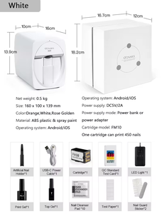 Imprimante à ongles numérique 3D automatique intelligente pour une impression rapide de motifs, pour la décoration des ongles à domicile et l'équipement professionnel des salons - Product Image 5