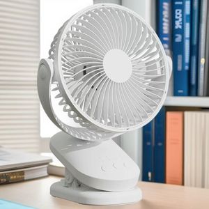 Mini Desk Fan 6 Inches USB Powered Clip On Fan For Office Home Student Dormitory - Product Image 1