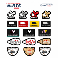 Siap Kirim Patch Logo Botol Dot Kartun Popok PVC 3D Karet Lencana Moral Velcro Cocok untuk Rompi Taktis