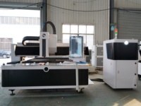Mesin Pemotong Laser CNC untuk Pemrosesan Plat Logam dan Plat Besar 3050x1530mm Meja Tunggal untuk Bengkel