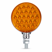 Nouvelle lampe de gabarit de pare-chocs étanche à 48 LED 24V haute luminosité, double couleur, clignotant et feu stop pour camion et remorque poids lourd