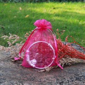 Custom Packaging Logo White Organza Bags Small Gift <b>Pouch</b> for Party /wedding/ Jewelry Bags - Product Image 6