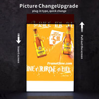 Cadre d'affichage publicitaire LED ultra-mince suspendu avec éclairage simple face et cadre en aluminium – Fournisseur d'usine