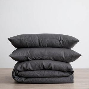 ชุดผ้าปูที่นอน Donna Duvet Cover 200TC ผ้าลินินสีเขียวล้วน 3 ชิ้น ชุดเครื่องนอนหรูหราเนื้อนุ่มแบบธรรมชาติ พร้อมปลอกหมอน 2 ใบ เหมาะสำหรับโรงแรมและโรงพยาบาล - Product Image 2