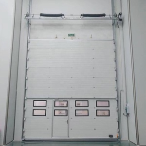 Chine prix d'usine personnalisé automatique économique certification CE porte sectionnelle aérienne en aluminium - Product Image 1