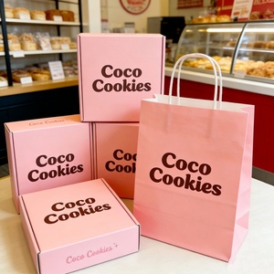 Scatola pieghevole gialla personalizzata sicura per alimenti stampa resistente OEM design scatola regalo per biscotti caffè prem - Product Image 6