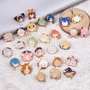 Cute Ins Style Creative Metal Anime Peripheral Pins Wholesale Metal Pin