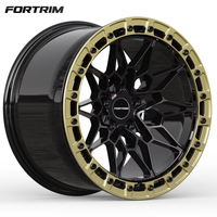 Jantes forgées monobloc FORTRIM 17X10 18X9 19X9.5/10 vertes, rouges et noires, à concavité profonde et à blocage de jante pour BMW M2 M3 M4 M6 5X112 5X120