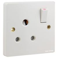 En stock, expédition rapide, YUHE, panneau tactile PC durable 10A, prise murale électrique à 2 gangues, interrupteur mural, prise de courant IP27