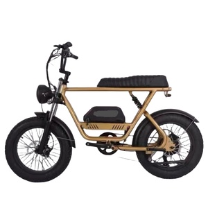 Bicicleta Eléctrica Fatbike para Adultos, 48V, 25km/h, 500/750W/1000W de Potencia, Cuadro de Aluminio, Motor en el Buje, Batería de Litio, Disponible en Stock - Product Image 4