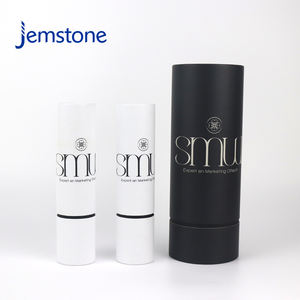 China Shenzhen Recycled Cosmetic <b>Bottles</b> with Customized Size Gold Foil Custom Logo Printing UV Coated Craft Paper Tube - Product Image 5