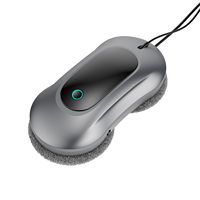 Nettoyeur de vitres robotisé entièrement automatique, aspiration 3000pa, pulvérisation d'eau intelligente, batterie 500mAh pour toutes les surfaces en verre lisse