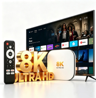 Boîtier TV intelligent 2026 H96 MAX M2 Plus 8K Android 14 Quad Core HDR BT 5.4 Wifi 6 avec Assistant vocal Lecteur multimédia Décodeur TV