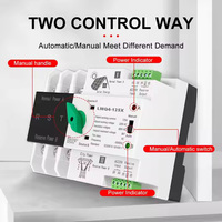 Invertisseur solaire photovoltaïque LVMA 2P 3P PC DIN Rail ATS, interrupteur intelligent à double alimentation, 125A, certifié CE, 10kA, transfert automatique
