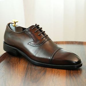 Produits en cuir haut de gamme à la fois pratiques et luxueux, le dernier style tendance pour les tenues formelles d'affaires, chaussures en cuir pour hommes - Product Image 6