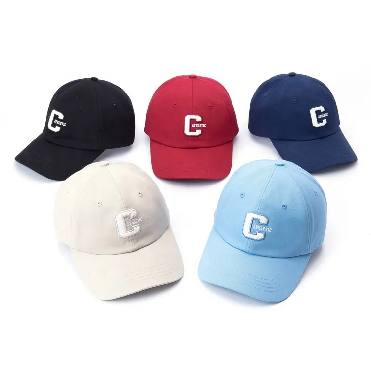 Stickerei Frauen Männer Hüte mit individuellem Logo Mehrfarbige Baumwolle Papa Sport Golf Gorro Baseball Cap
