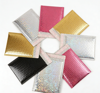 Sacs d'expédition à bulles personnalisés en aluminium, enveloppes matelassées imperméables pour accessoires de mode
