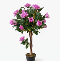 Tik Tok - Dernières tendances - Vente flash - Arbre à roses artificielles rose et blanc sur mesure pour la décoration intérieure